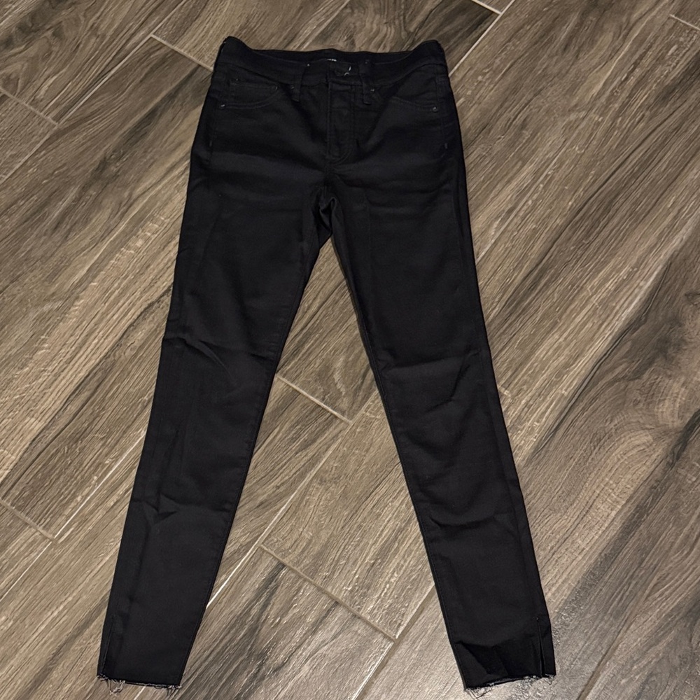 Express Women's Dark Black Skinny Jeans